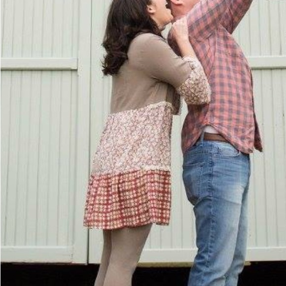 Umgee Boho Print Block, Crochey Trim Shift Tunic Blouse - Size Small - Picture 14 of 14